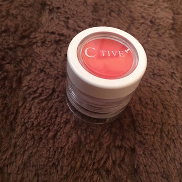 C-TIVE チークカラーズのクチコミ「C-TIVE　チークカラーズ

フリマで300円だったので
購入してみました。

指で塗るみた.....」（3枚目）