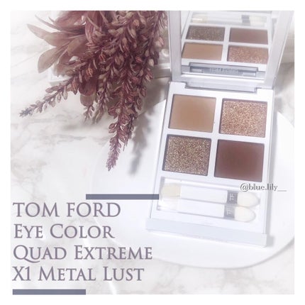 アイ カラー クォード エクストリーム X1 メタルラスト/TOM FORD BEAUTY/アイシャドウパレットを使ったクチコミ(1枚目)