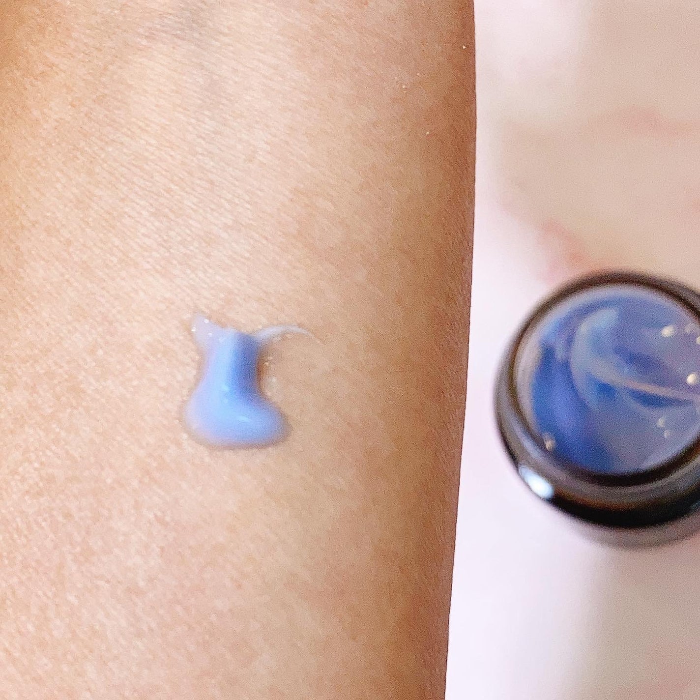 ミッドナイトブルーカーミングクリーム/Klairs/フェイスクリームを使ったクチコミ(4枚目)