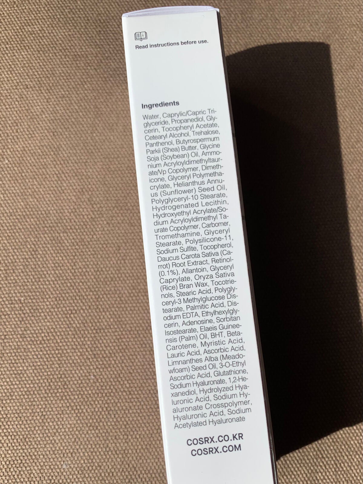 RXザ・レチノール0.1クリーム/COSRX/フェイスクリームを使ったクチコミ(4枚目)