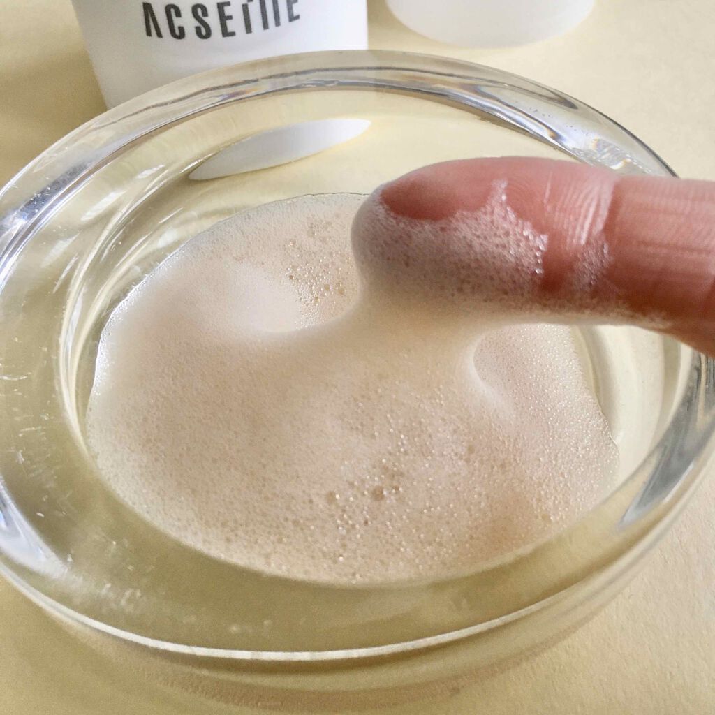 リセット ウォッシュ/ACSEINE/泡洗顔を使ったクチコミ（3枚目）