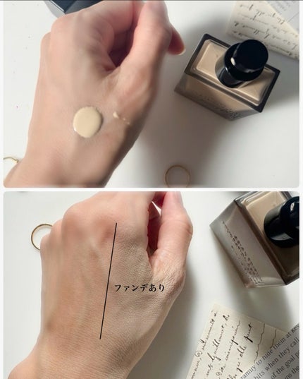 ロングウエアファンデーション/FUNNY ELVES方里/リキッドファンデーションを使ったクチコミ(3枚目)