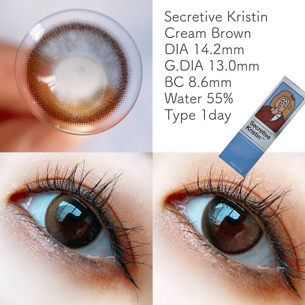 Secretive Kristen/Hapa kristin/カラーコンタクトレンズを使ったクチコミ(7枚目)