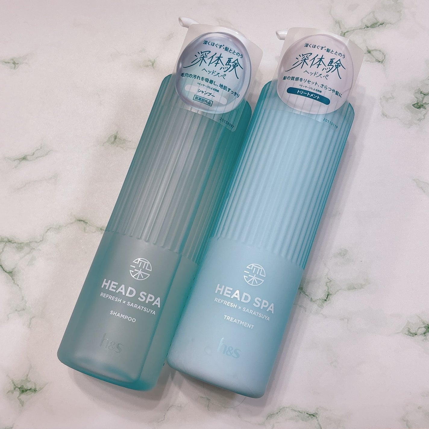 リフレッシュ × さらつや シャンプー/トリートメント/h&s/市販シャンプーを使ったクチコミ(4枚目)