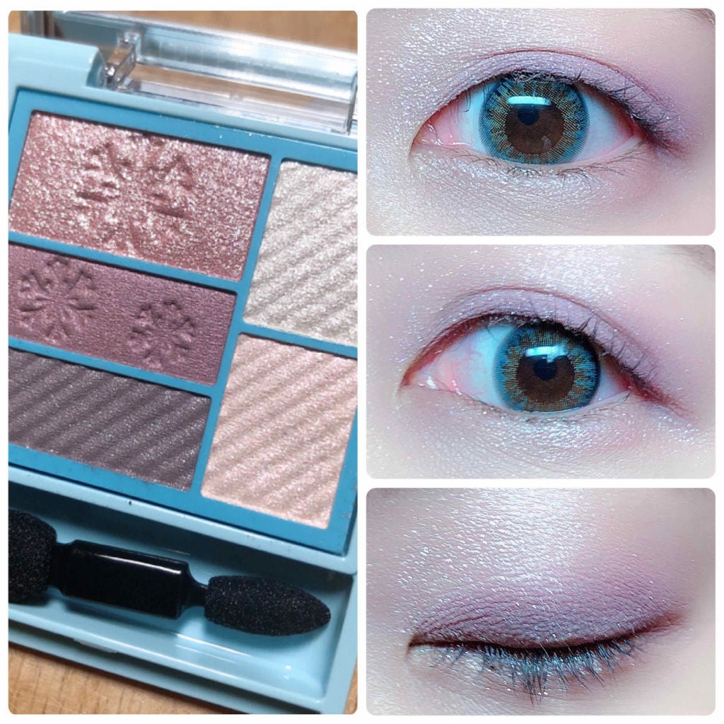 トリプルレシピアイズ/インテグレート/アイシャドウパレットを使ったクチコミ(2枚目)