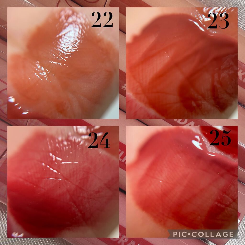 ジューシーラスティングティント/rom&nd/リップティントを使ったクチコミ（2枚目）