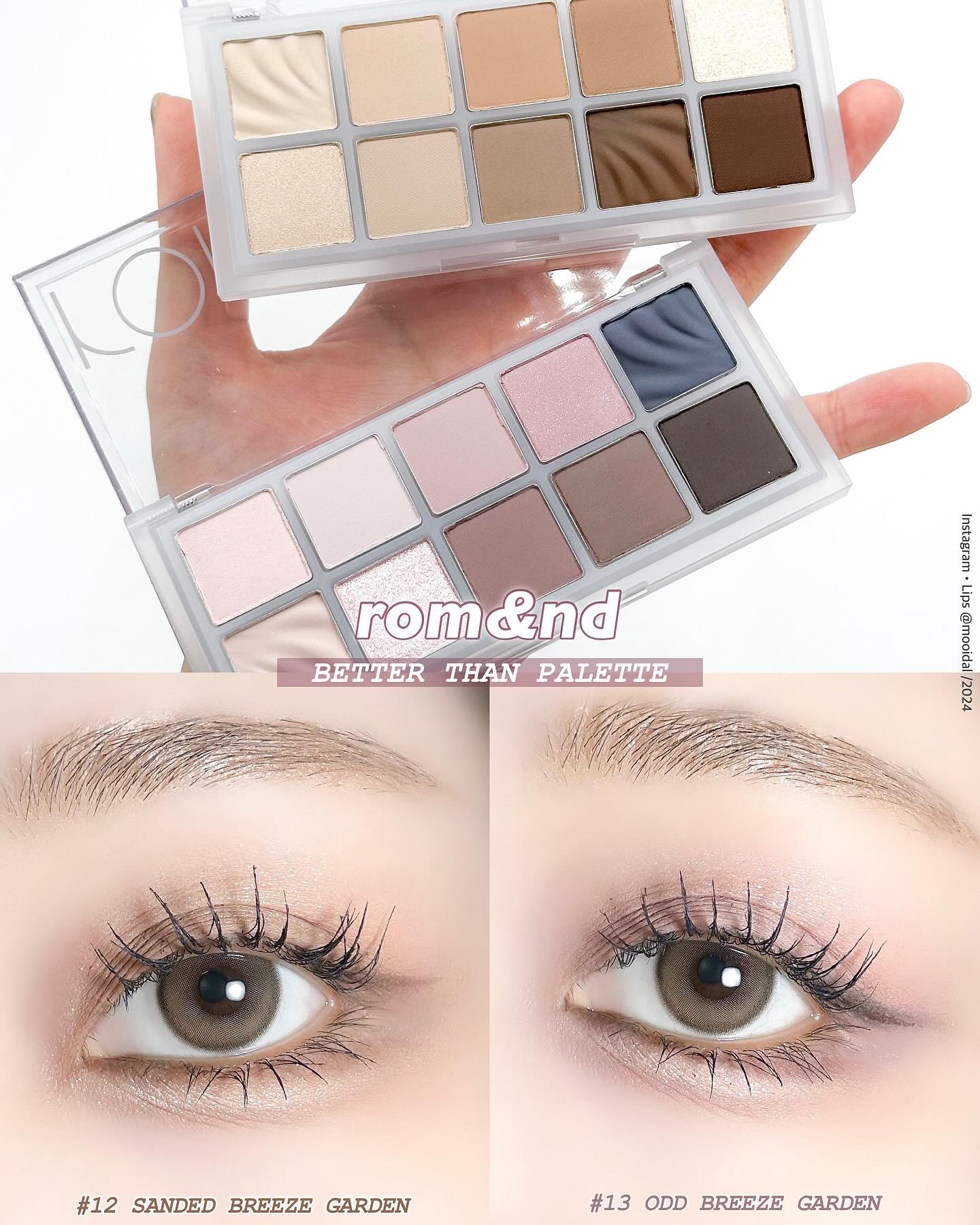 ベターザンパレット/rom&nd/アイシャドウパレットを使ったクチコミ（1枚目）