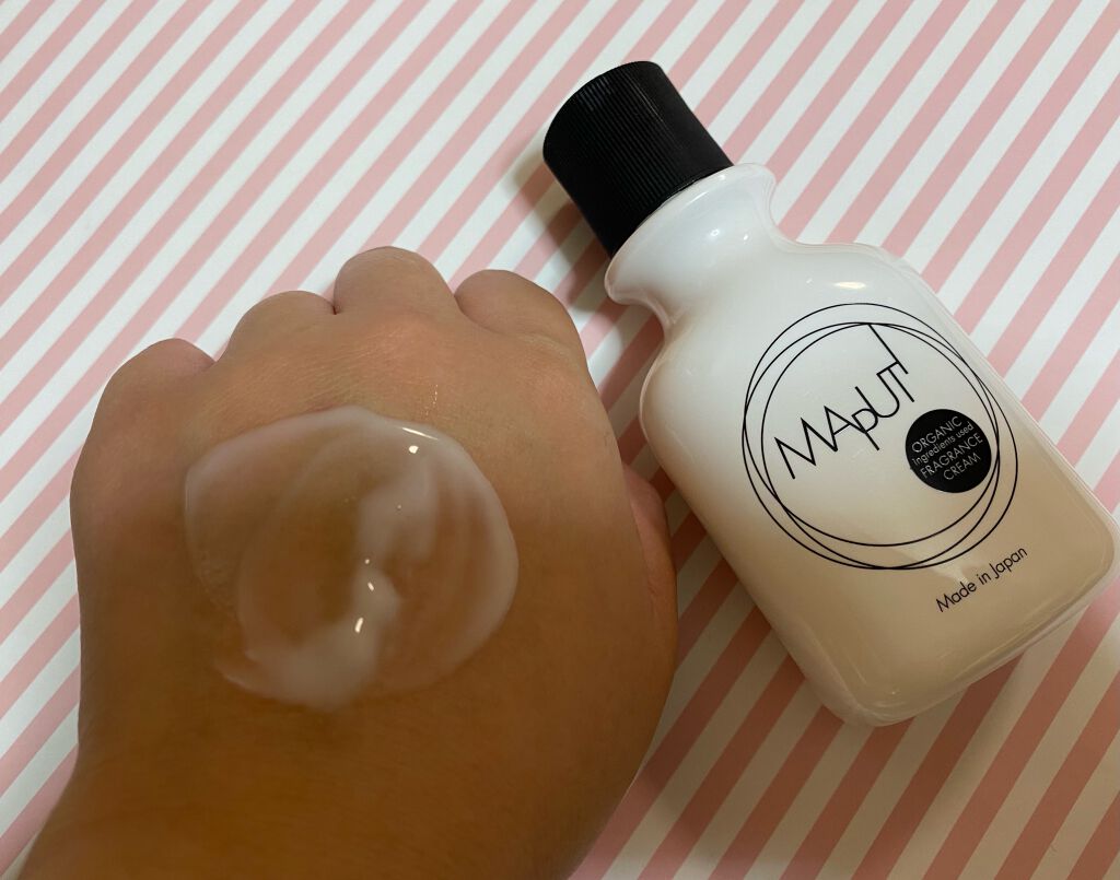 オーガニックフレグランスホワイトクリーム MAPUTI/MAPUTI/デリケートゾーンケアを使ったクチコミ(2枚目)
