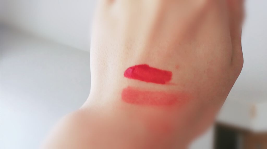 ディアダーリン ウォータージェルティント （アイスティント）/ETUDE/口紅を使ったクチコミ（2枚目）