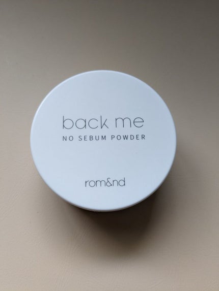 バックミーノーセバムパウダー/rom&nd/ルースパウダーを使ったクチコミ(1枚目)