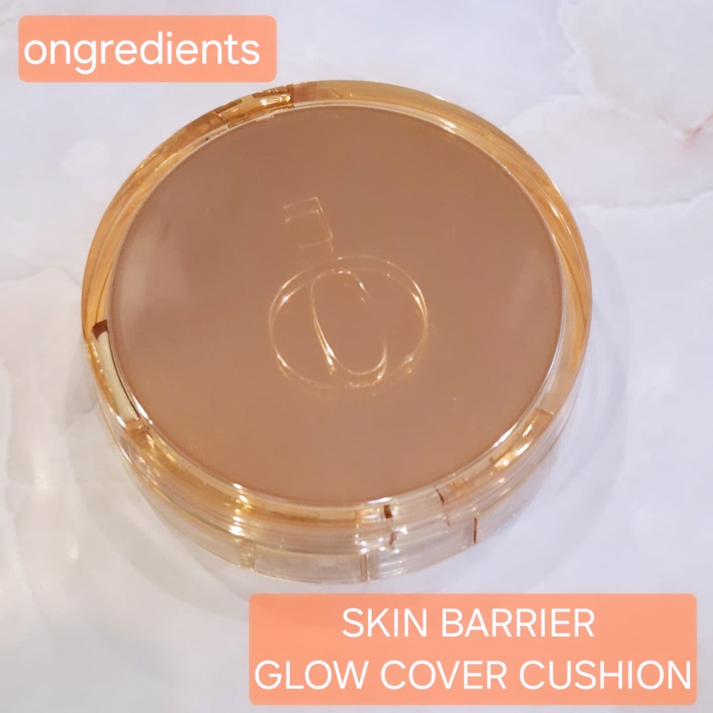 スキンバリアグロウカバークッション/Ongredients/クッションファンデーションを使ったクチコミ(1枚目)