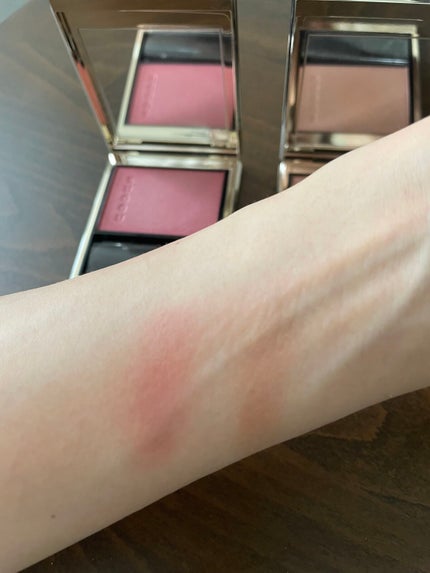 メルティング パウダー ブラッシュ/SUQQU/パウダーチークを使ったクチコミ(4枚目)