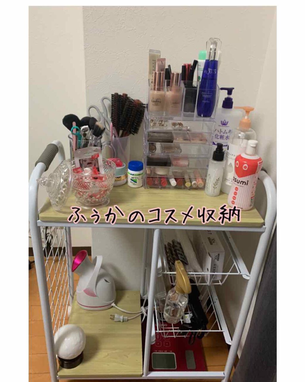 3段式クリアーケース/DAISO/その他化粧小物を使ったクチコミ（1枚目）