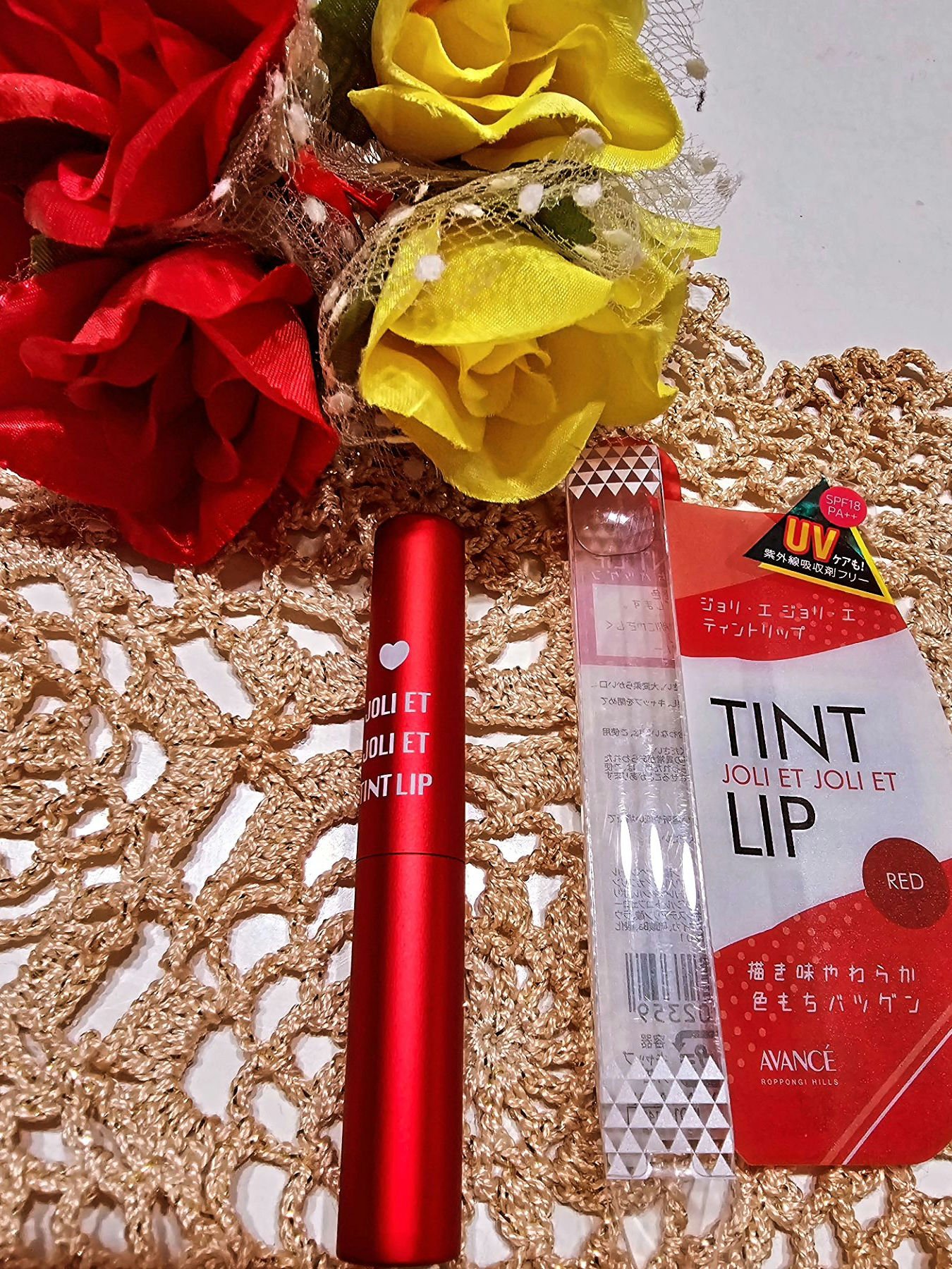 アヴァンセ ジョリ･エ ジョリ･エ ティントリップ レッド/アヴァンセ/リップティントを使ったクチコミ（1枚目）