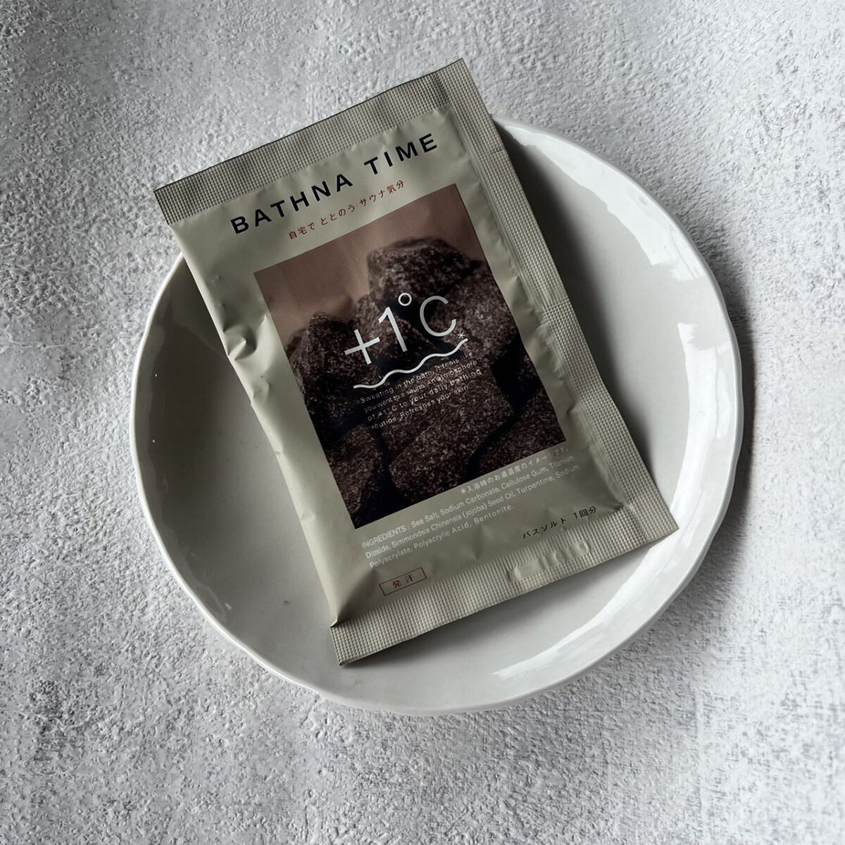 バスナタイム BHTバスソルト(浴用化粧料)/BATHNA TIME/無機塩系入浴剤を使ったクチコミ（1枚目）