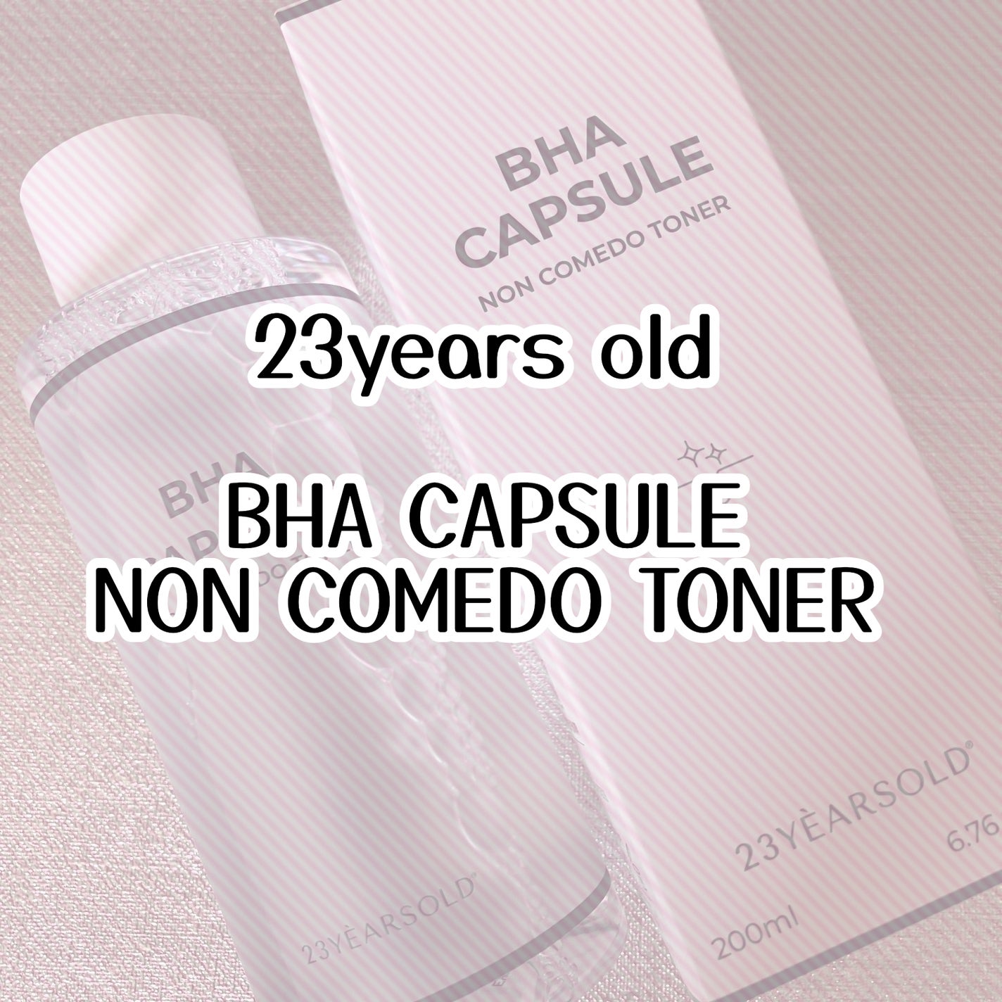 BHA CAPSULE NON COMEDO TONER/23years old/化粧水を使ったクチコミ(1枚目)