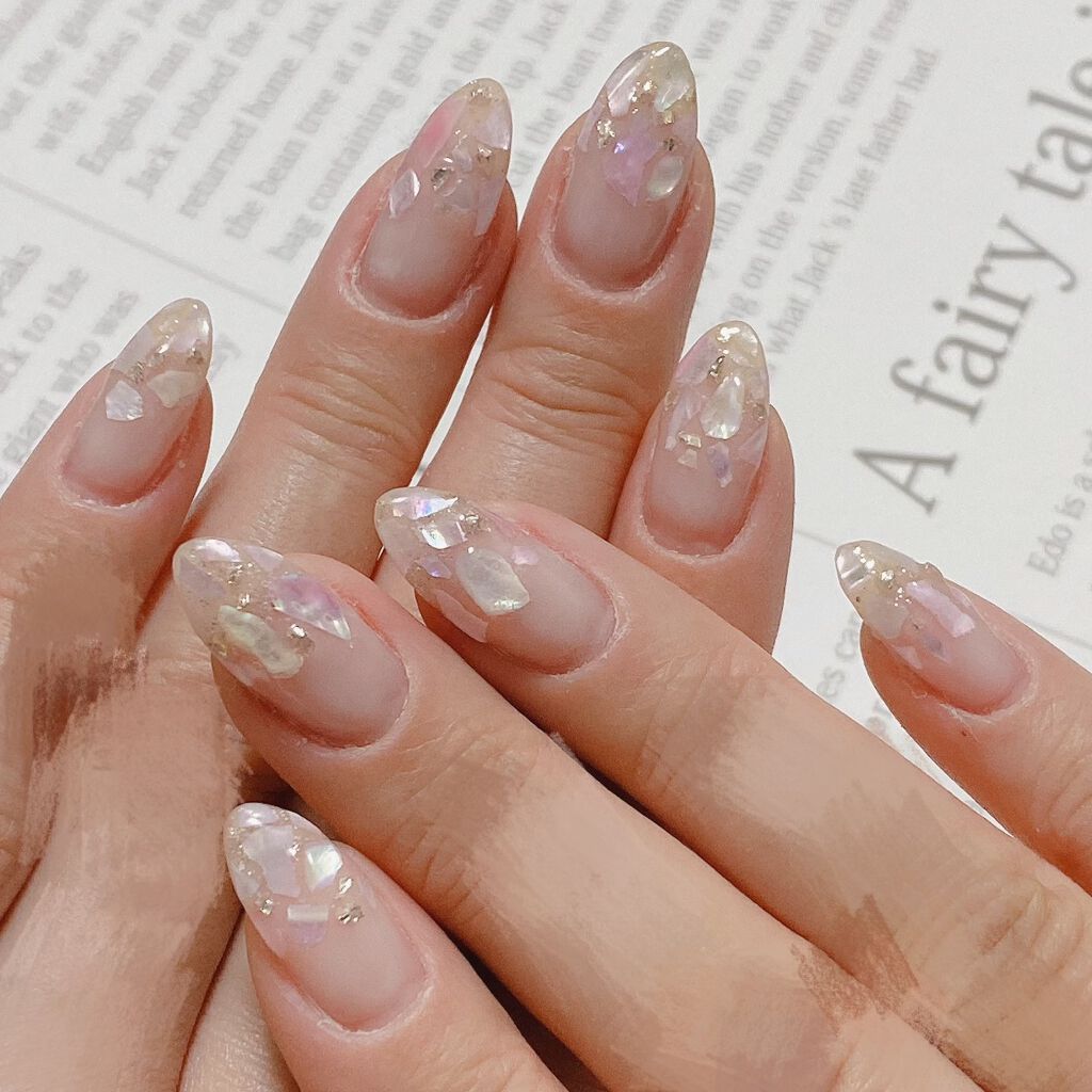 ジェルネイル(ライト対応)/セリア/ジェルネイルを使ったクチコミ(2枚目)