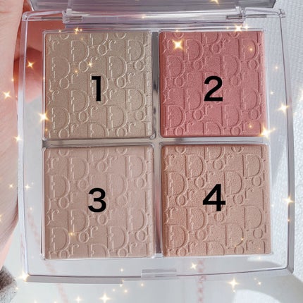 ディオール バックステージ フェイス グロウ パレット/Dior/ハイライトを使ったクチコミ(2枚目)