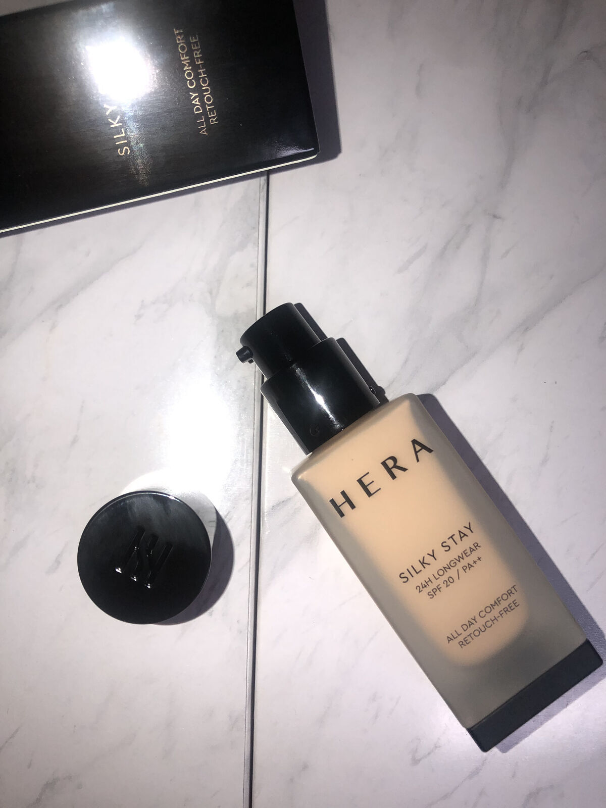 シルキーステイファンデーション 21N/HERA/リキッドファンデーションを使ったクチコミ（1枚目）