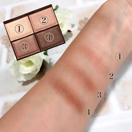 スキニーリッチシャドウ/excel/アイシャドウパレットを使ったクチコミ(2枚目)