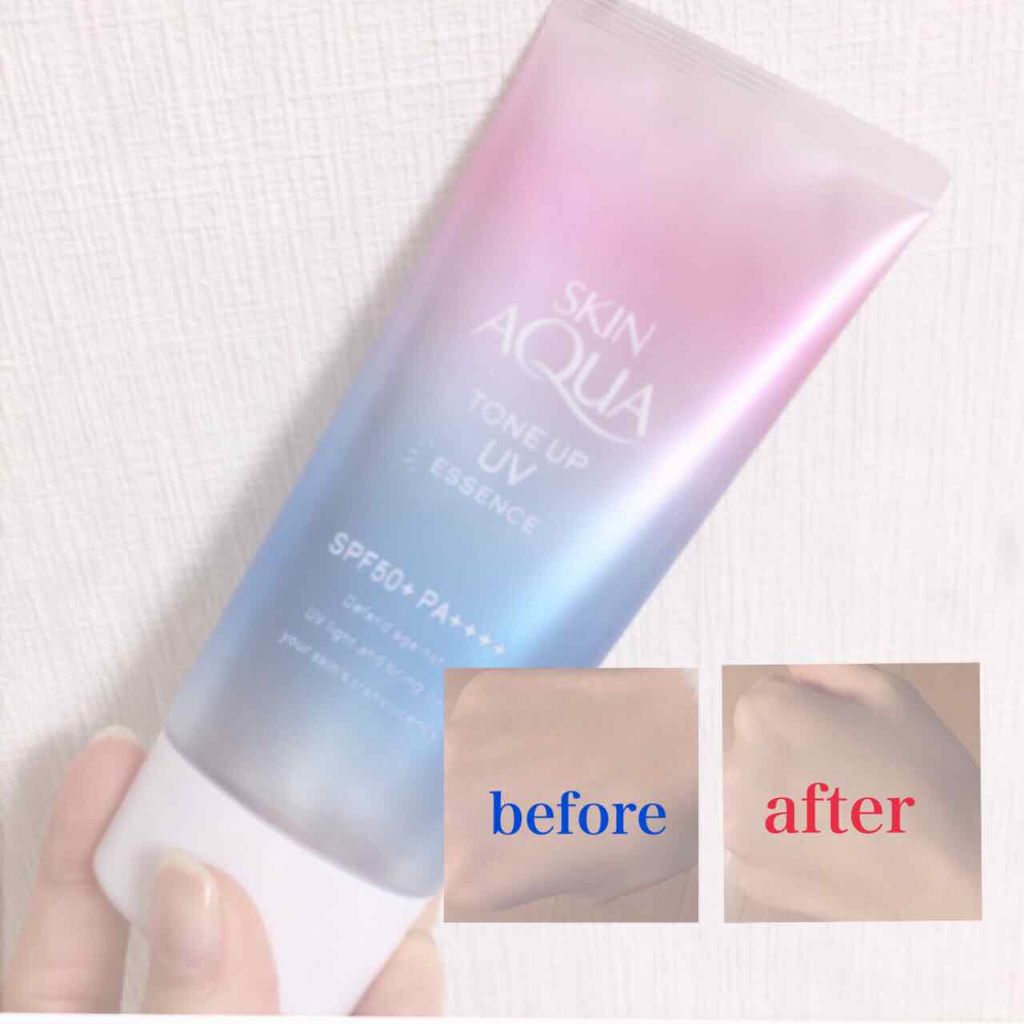 スキンアクア トーンアップUVエッセンス/スキンアクア/日焼け止めクリームを使ったクチコミ（1枚目）