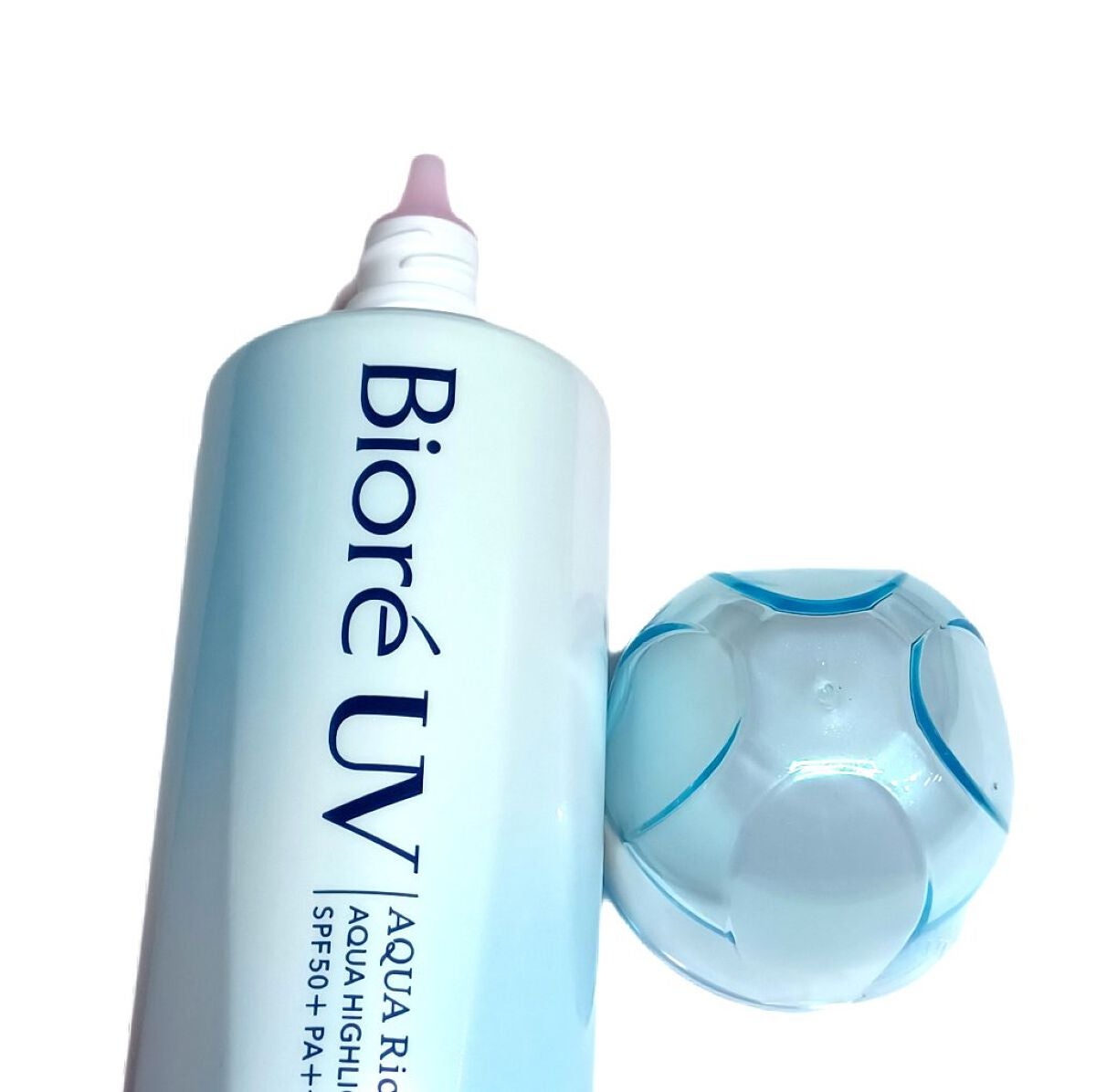 ビオレUV アクアリッチ アクアハイライトローション(水層ハイライトUV)/ビオレ/日焼け止めローションを使ったクチコミ(3枚目)