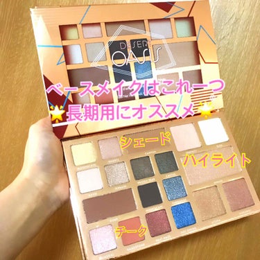 Desert Oasis Highlighter & Eyshadow Palette/bh cosmetics/アイシャドウパレットを使ったクチコミ（2枚目）