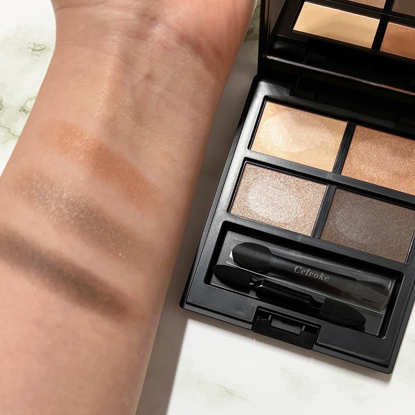 セルヴォーク ヴァティック アイパレット/Celvoke/アイシャドウパレットを使ったクチコミ(3枚目)