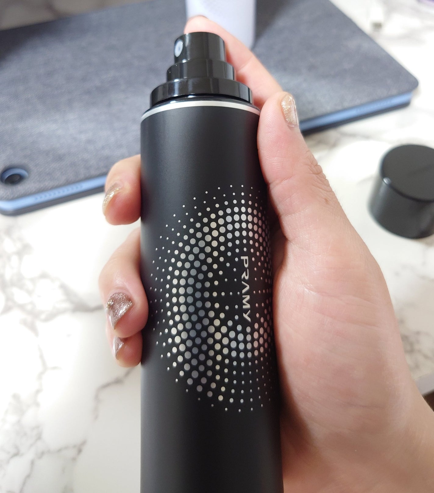 PRAMY メイクアップセッティングミスト マットタイプ/PRAMY/フィックスミストを使ったクチコミ(2枚目)