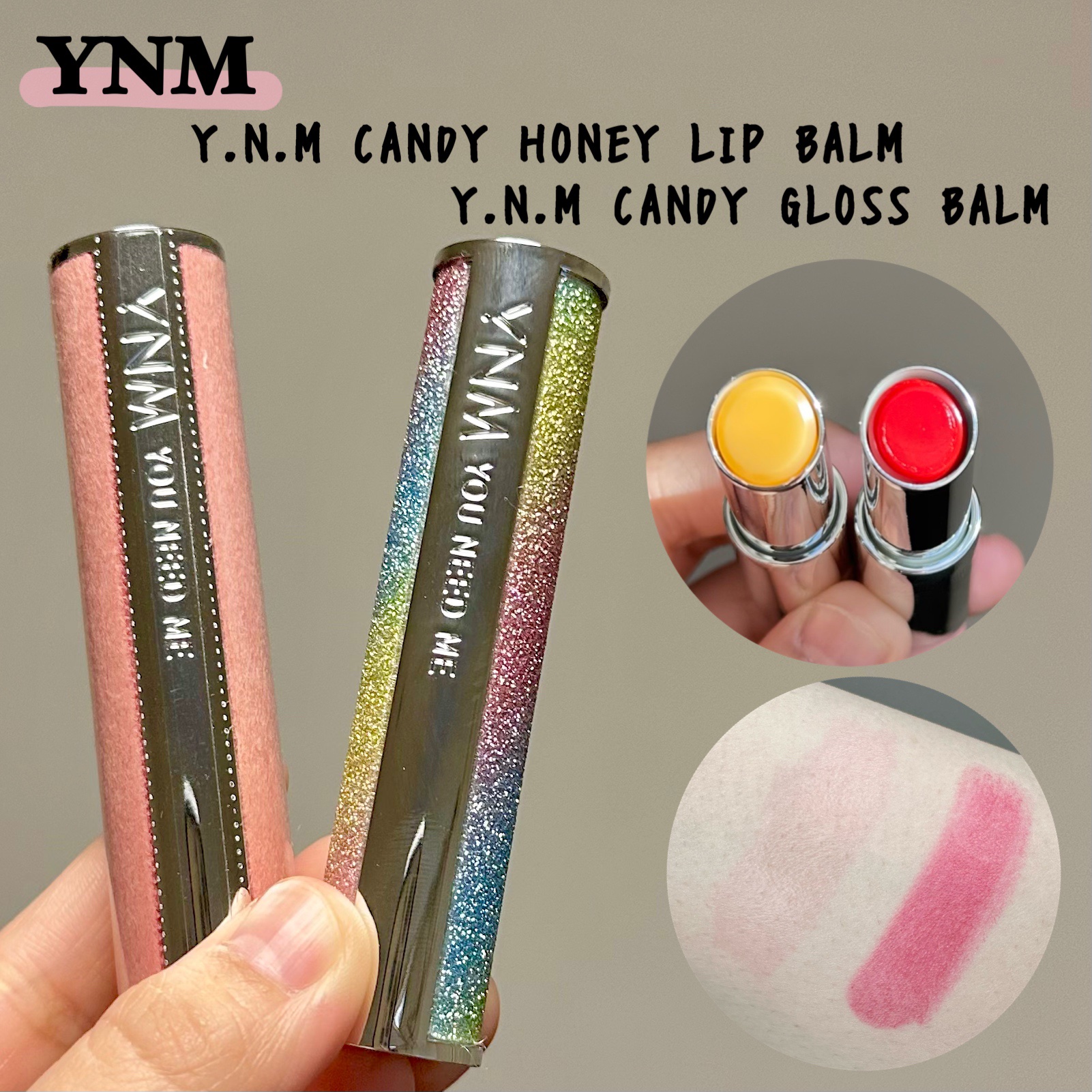 キャンディグロスバーム/YNM/リップバームを使ったクチコミ（1枚目）
