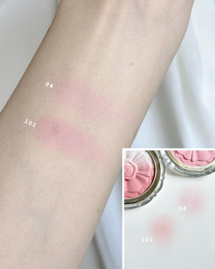 ジルスチュアート パステルペタル ブラッシュ/JILL STUART/パウダーチークを使ったクチコミ(5枚目)