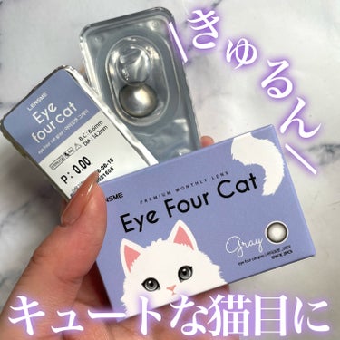 Eye Four Cat/LENSME/カラーコンタクトレンズを使ったクチコミ（1枚目）