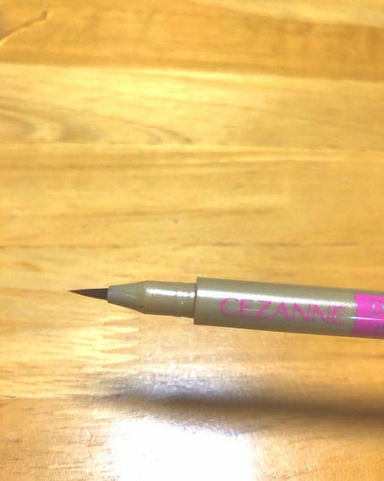 描くふたえアイライナー/CEZANNE/リキッドアイライナーを使ったクチコミ(2枚目)