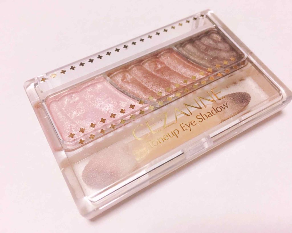 トーンアップアイシャドウ/CEZANNE/アイシャドウパレットを使ったクチコミ（1枚目）