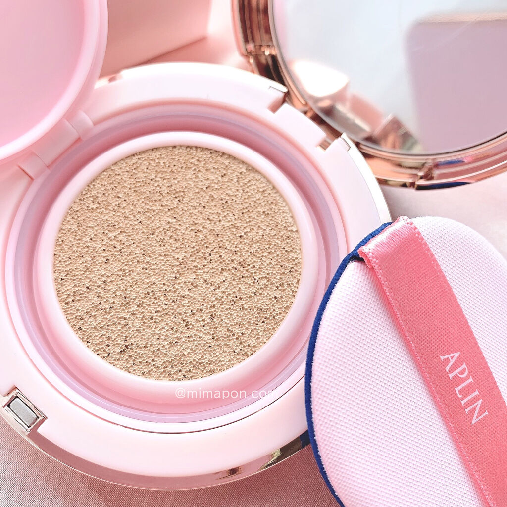 ピンクティーツリーカバークッション/APLIN/クッションファンデーションを使ったクチコミ（3枚目）