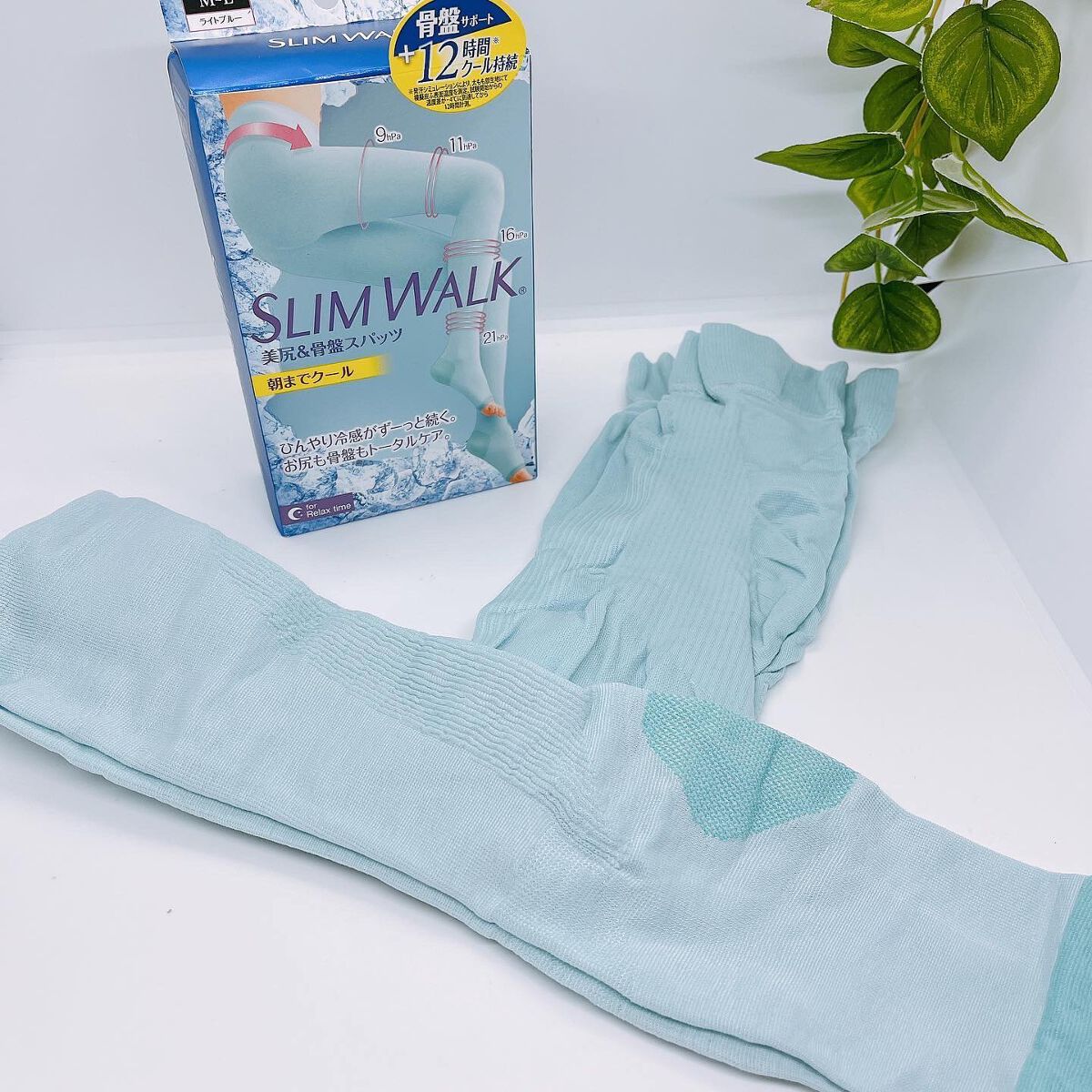 スリムウォーク 美尻&骨盤スパッツ 朝までクール/ピップ/ボディグッズを使ったクチコミ(5枚目)