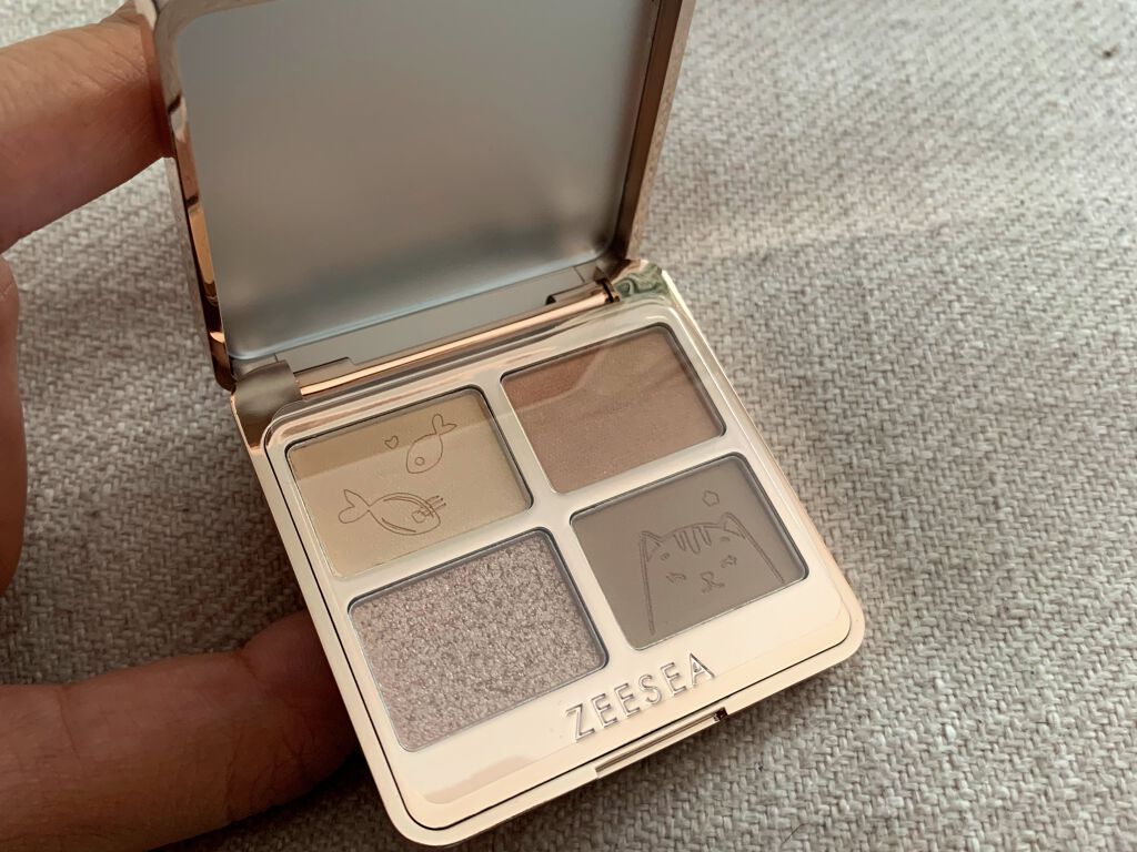 アニマルアイシャドウ(4シェード)/ZEESEA/アイシャドウパレットを使ったクチコミ（2枚目）