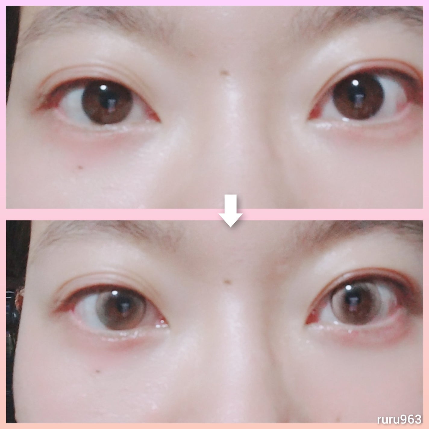 モディッシュ(Modish)マンスリー/OLOLA/1ヶ月(1MONTH)カラコンを使ったクチコミ(3枚目)