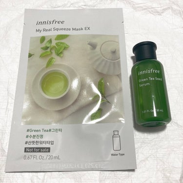 innisfree グリーンティーシード セラム Nのクチコミ「韓国スキンケア使用の備忘録☺︎

◼︎innisfree レチノール シカ リペア セラム
¥.....」（3枚目）