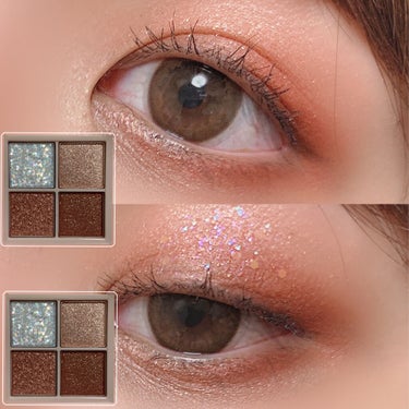 TWINKLE POP Pearl Flex Glitter Eye Palette/CLIO/パウダーアイシャドウを使ったクチコミ（6枚目）