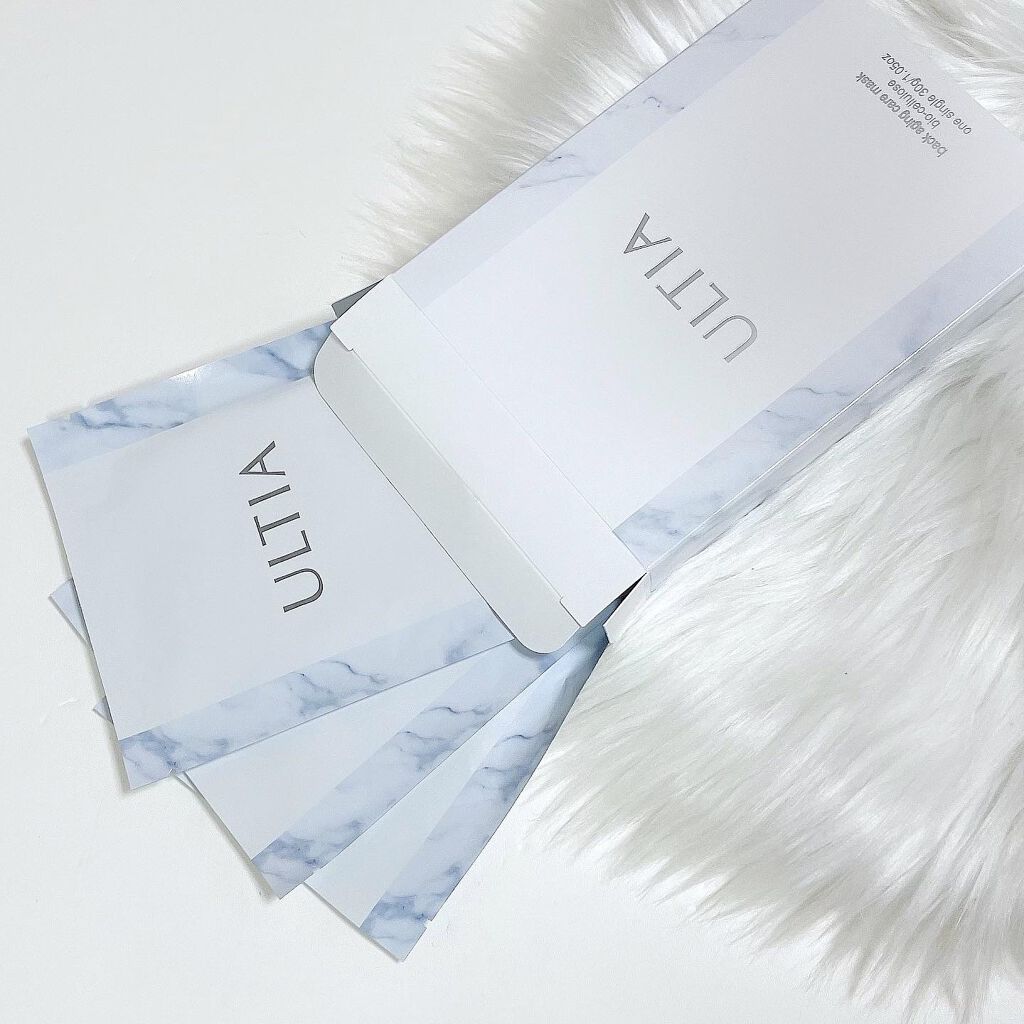 back aging care mask/ULTIA/シートマスク・パックを使ったクチコミ(1枚目)