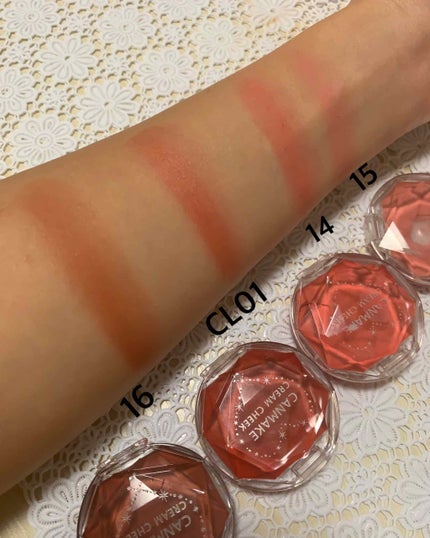 クリームチーク/キャンメイク/ジェル・クリームチークを使ったクチコミ(2枚目)