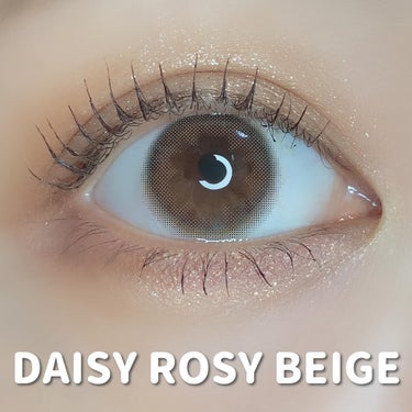 Daisy Rosy Beige/LENSSIS/ワンデー（１DAY）カラコンを使ったクチコミ（2枚目）