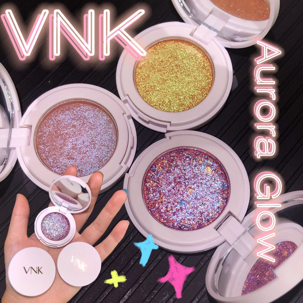 AURORA GLOW シングルアイシャドウ/VNK/単色アイシャドウを使ったクチコミ(1枚目)