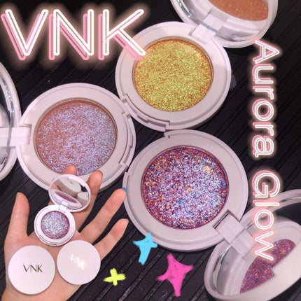 AURORA GLOW シングルアイシャドウ/VNK/単色アイシャドウを使ったクチコミ(1枚目)