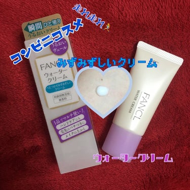 ファンケル FANCL WATER CREAMのクチコミ「ファンケル ウォータークリーム （保湿クリーム）　30ｇ
コンビニで購入しました！

べ.....」（1枚目）