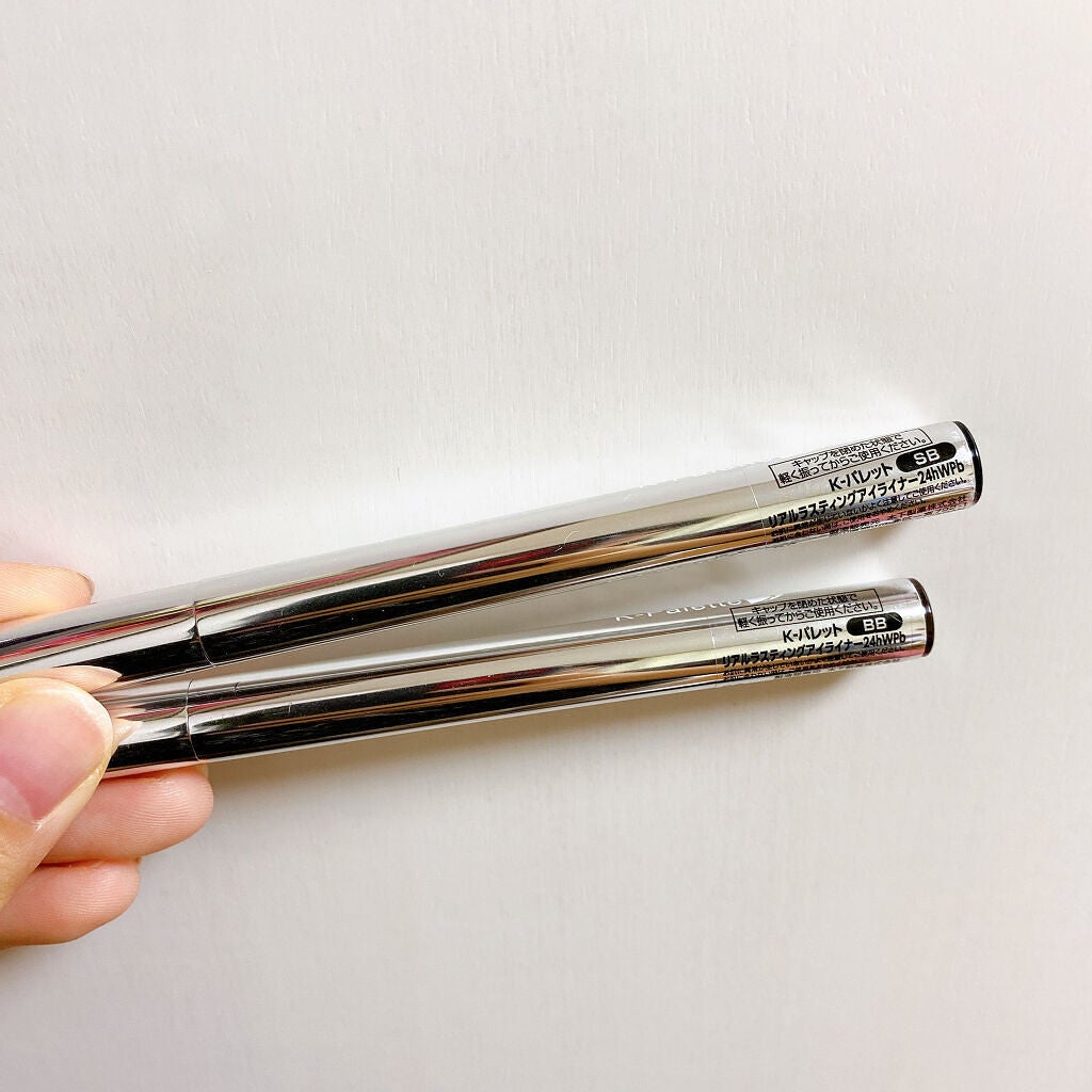 リアルラスティングアイライナー24hWP/K-パレット/リキッドアイライナーを使ったクチコミ(7枚目)