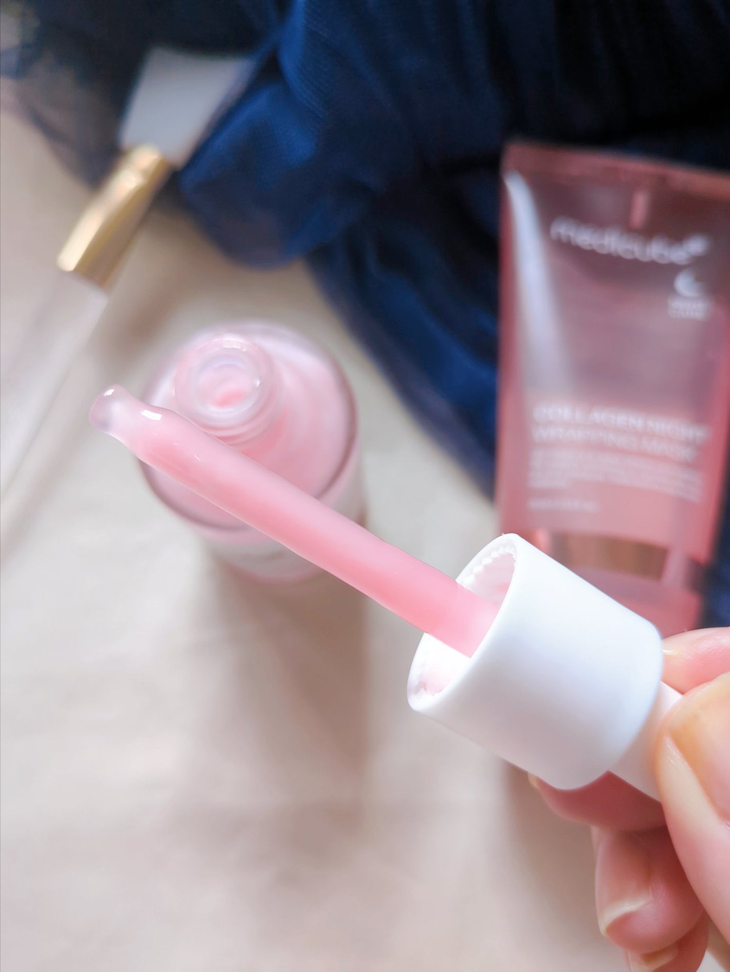 コラーゲンナイトラッピングマスク/MEDICUBE/洗い流すパック・マスクを使ったクチコミ(2枚目)