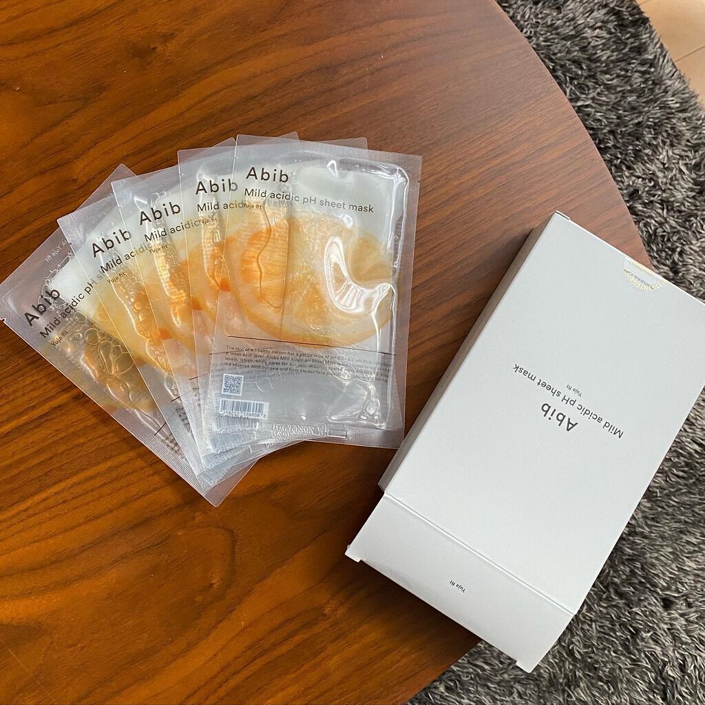 弱酸性pHシートマスク 柚子フィット/Abib /シートマスク・パックを使ったクチコミ(2枚目)