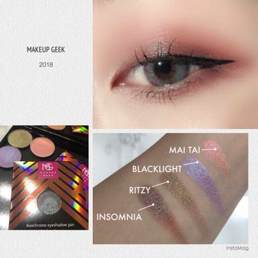 DUOCHROME EYESHADOW/MAKEUP GEEK/パウダーアイシャドウを使ったクチコミ（1枚目）